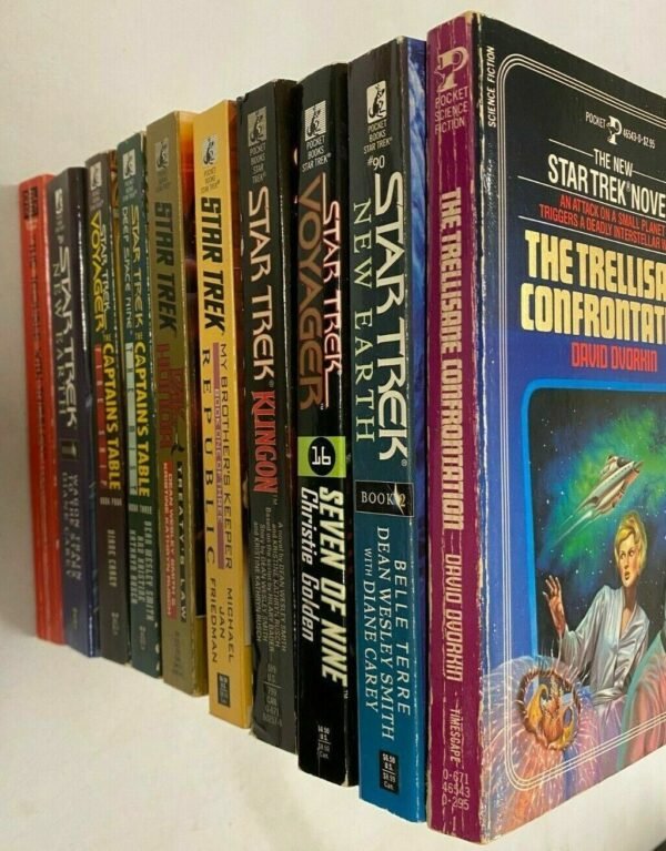 Star Trek paperback lot 10 different