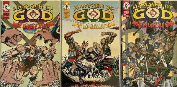 Hammer of god butch set:#1-3 8.5 VF+ (1994)