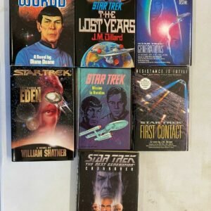 Star Trek HC novels lot of 7