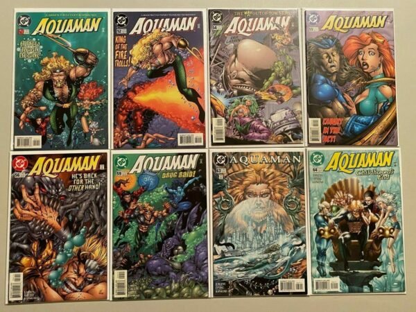 Aquaman Comic Lot 3rd Series #5-74 28 Different Books AVG 8.0 VF (1995-2000)