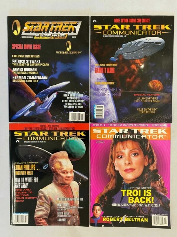 Star Trek The Official Fan Club Magazine lot 24 diff. from #69-106 avg 6.0 FN