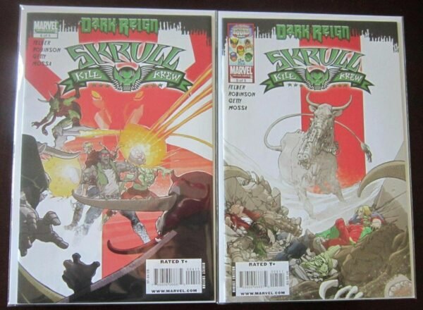 Dark Reign Skrull Comics Set # 1 - 5 - 8.0 VF - 2009 (2nd Series)