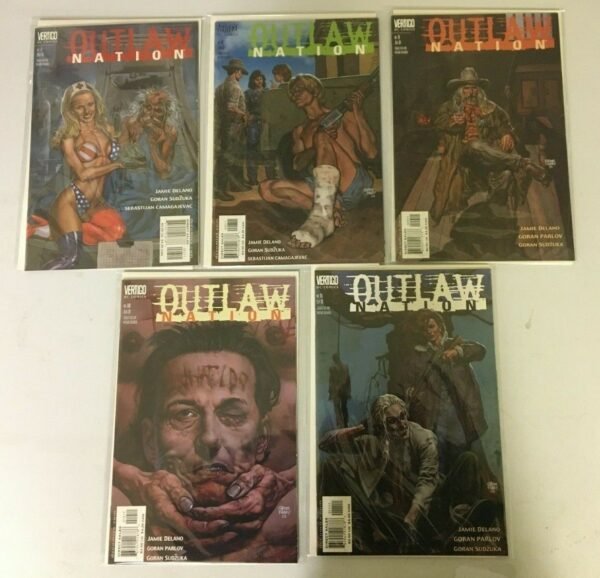 Outlaw Nation lot from:#1-11 DC Vertigo 11 different books 8.0 VF (2000 to 2001)