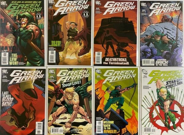 Green arrow comic lot 2nd series From:#51-74 17 different 8.0 VF (2005-07)