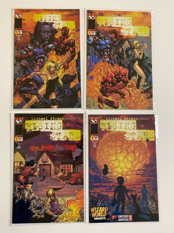 Rising Stars lot from:#1-4 Image 4 different books 8.0 VF (1999)