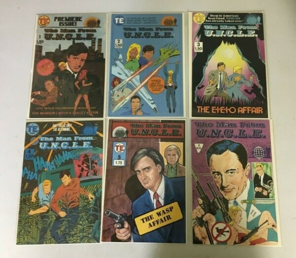 Man from U.N.C.L.E. set #1-11 ET 11 different books 8.0 VF (1987 to 1988)