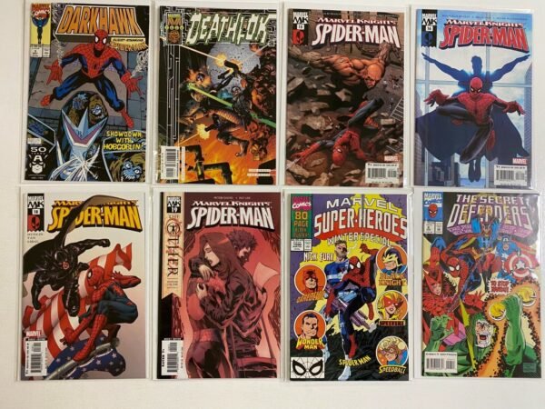Spider-Man appearances comic lot Marvel 35 pieces (Condition and Years Vary)