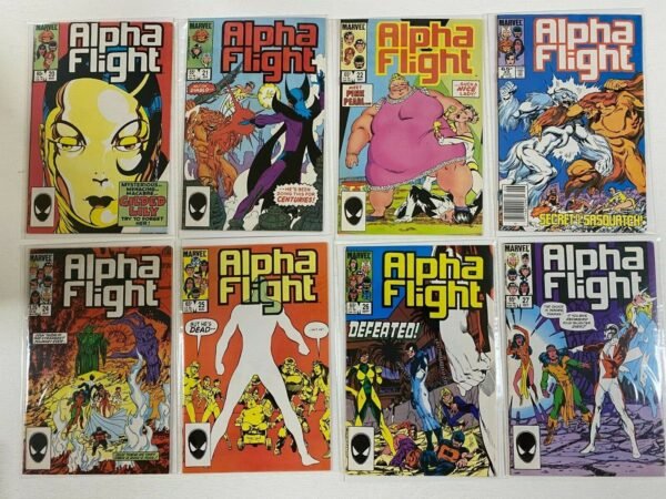 Alpha Flight Comic Lot 41 Diff #2-50 6.0 FN (1983-1987)