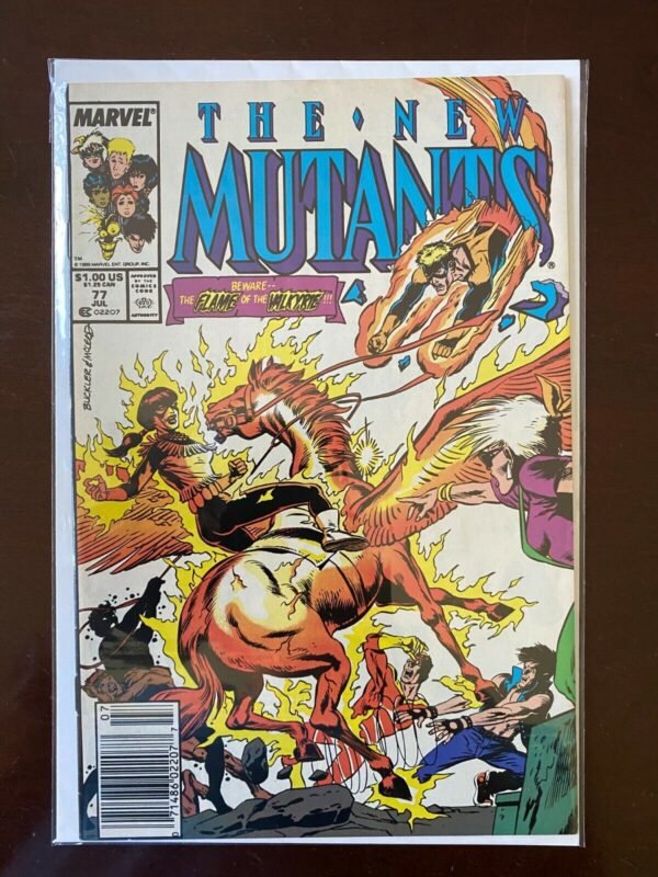 New Mutants #77 newsstand edition 6.0 FN (1989)