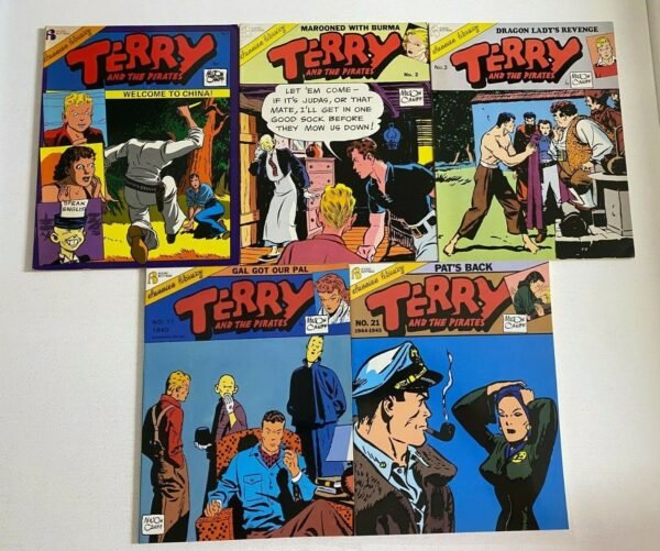 Terry and the Pirates lot NBM 5 different books 6.0 FN (1986 to 1991)
