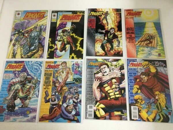 Magnus Robot Fighter lot 39 different from #7-57 + annual 6.0 FN (1991-95)