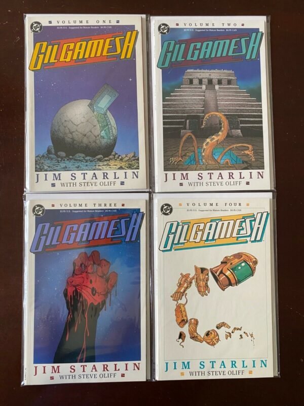 Gilgamesh II set #1-4 DC 4 different books 6.0 FN (1989)