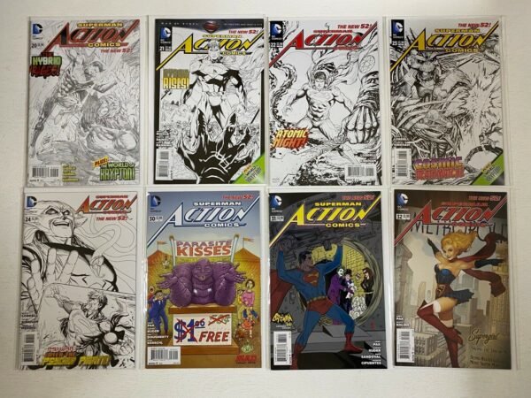 Action Comics lot 41 different variants from #1-51 8.0 VF (2001-16 2nd series)