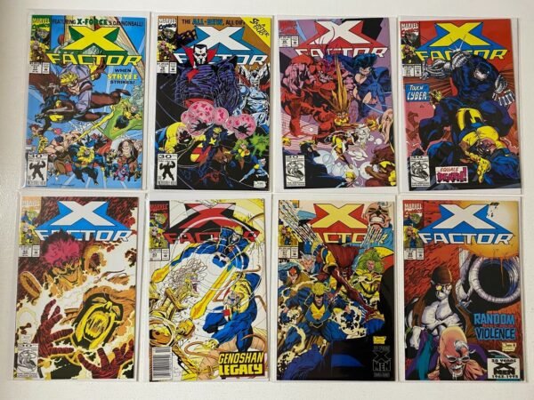 X-Factor lot #2-98 Marvel 49 pieces 1st Series avg 7.0 (range 6 to 8) (1986-'94)