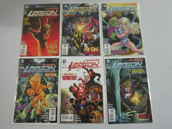 Legion of Super-Heroes lot 12 different from #1-14 8.0 VF (2011-13 7th New 52)