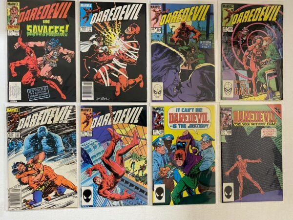 Daredevil Comic Lot 1st Series 23 Diff #202-297+Annual 6.0FN (1984-91)
