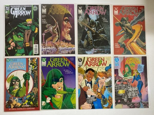 Green Arrow comic lot 1st series from:#0-32 DC 33 pieces avg 7.0 (1987-90)