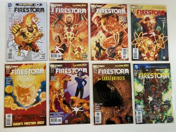 Firestorm lot #0-13 DC 11 different books 4th Series 8.0 VF (2011 + 2012)