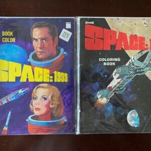 Space 1999 Coloring books 4.0 VG have been mostly colored (1975)