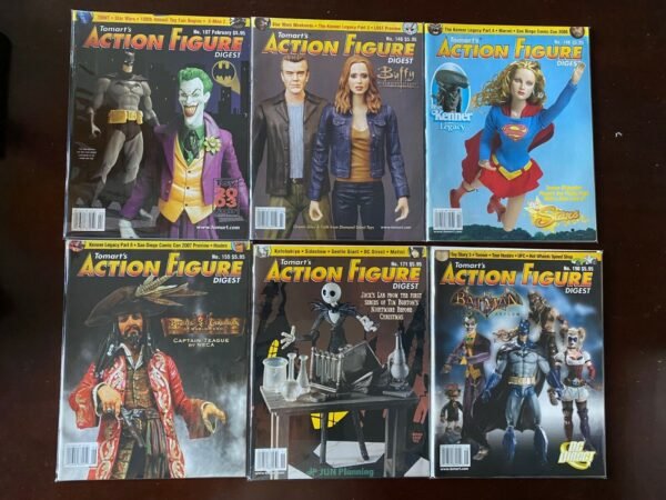 Tomart's Action Figure Digest lot 7 different from #107-192 avg 8.0 VF (2003-10)