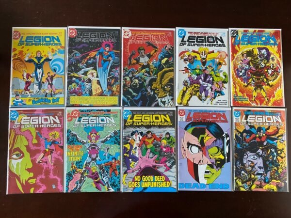 Legion of Super-Heroes incomplete comic lot 44 diff from:#1-60 8.0 VF (1984-89)