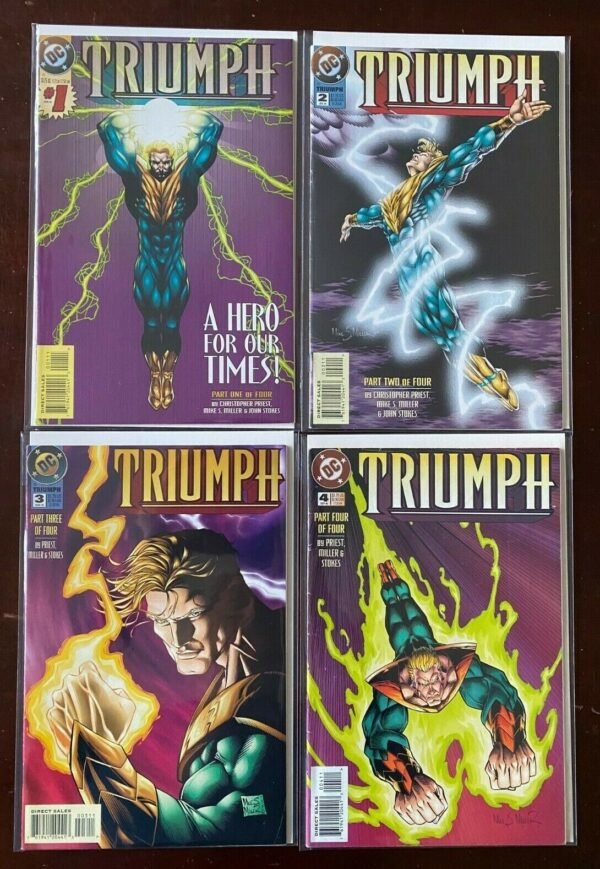 Triumph set from:#1-4 DC all 4 different books 6.0 FN (1995)