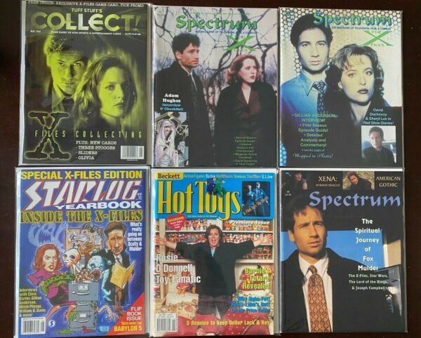 X-Files Magazines lot 10 different books (Numerous Conditions and Years)