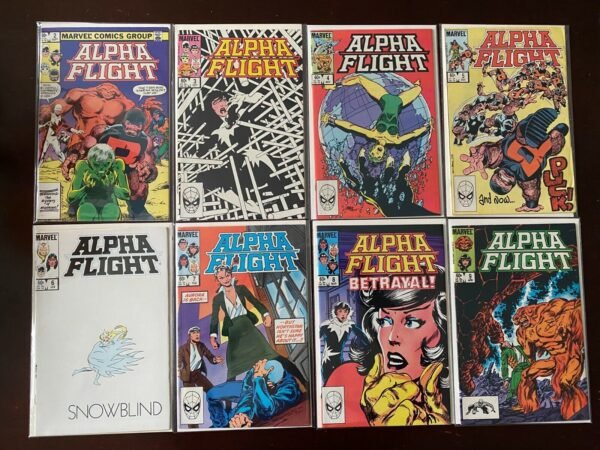 Alpha Flight lot #2-50 + Specials 1st Series Marvel 32 pieces 6.0 FN (1983-'87)