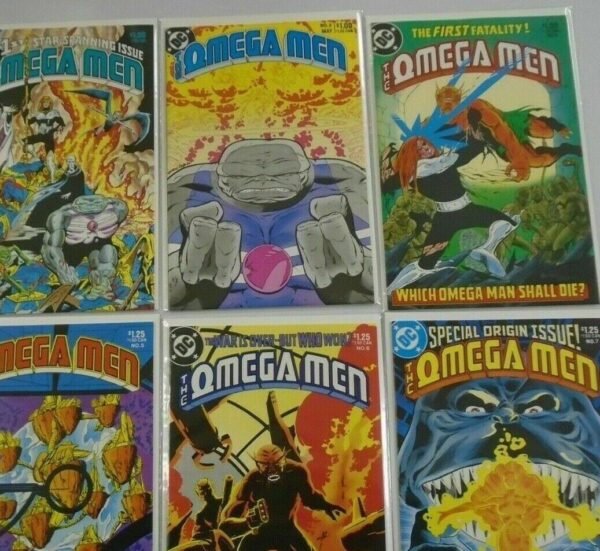 Omega Men lot 17 different from #1-34 8.0 VF (1983-86 1st Series)