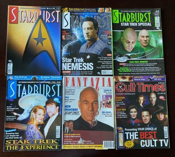 Star Trek Magazine lot 12 different books