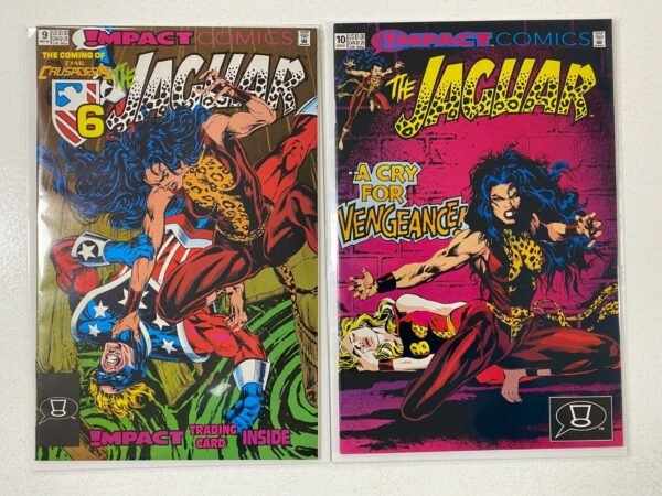 The Jaguar Impact Comics Lot #1-10 10 Diff 8.0 VF (1991+92)