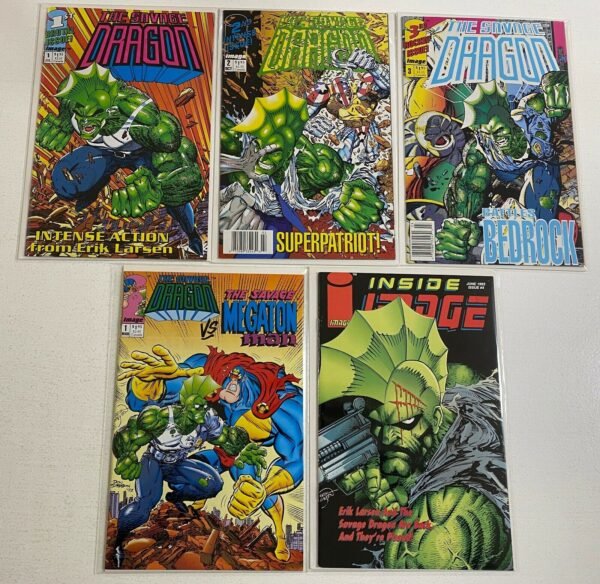 Savage Dragon lot 24 different from #1-15 + specials 8.0 VF (1993 Image)