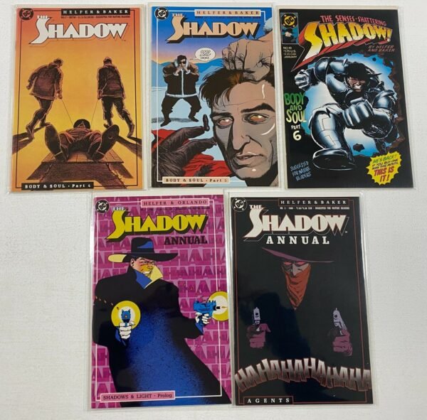 Shadow lot #1-19 + 2 Annuals DC 21 different books 8.0 VF (1989)