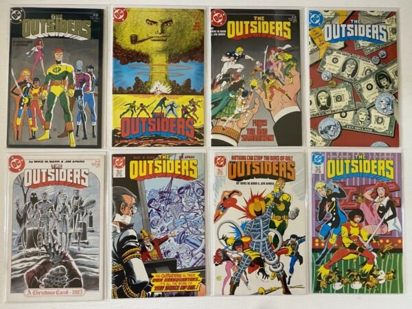 Outsiders lot 18 different from #1-28 + bonus 8.0 VF (1985-88 1st series)