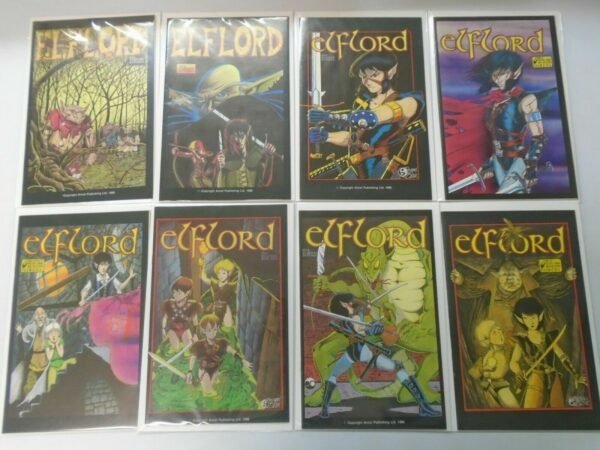 Elflord 8 different issues 8.0 VF (1986 1st and 2nd series)