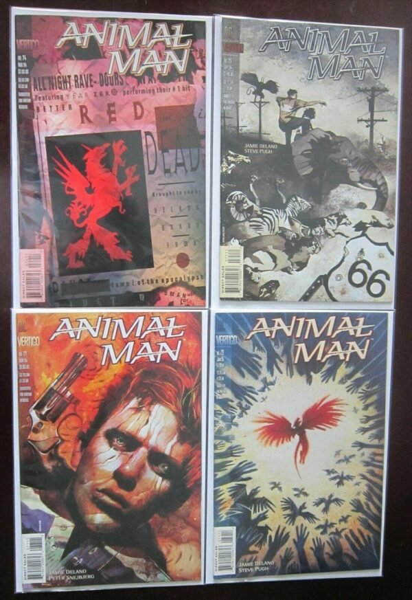 Animal Man comic lot from:#50-86 + Annual 23 different books 6.0 FN (1992-'95)