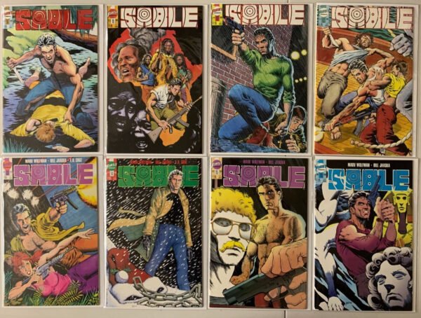 Sable lot #1-16 First Publishing 16 pieces average 7.0 (1988 to 1989)