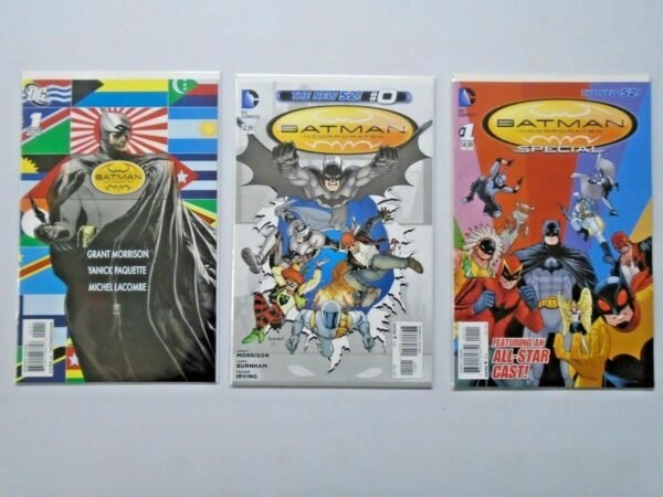 Batman Incorporated comic lot 3 different books 8.0 VF (2000s)