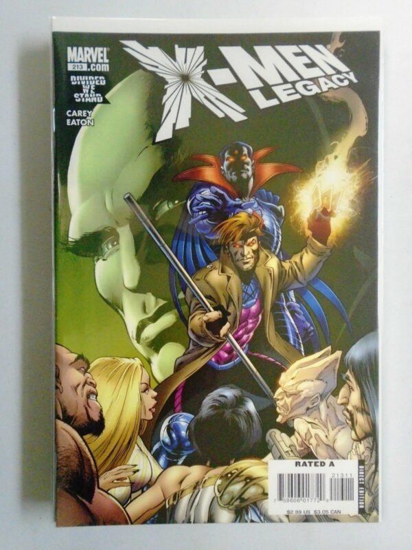 X-Men Legacy, lot:#213-223, 8.0VF (2008 & 09)