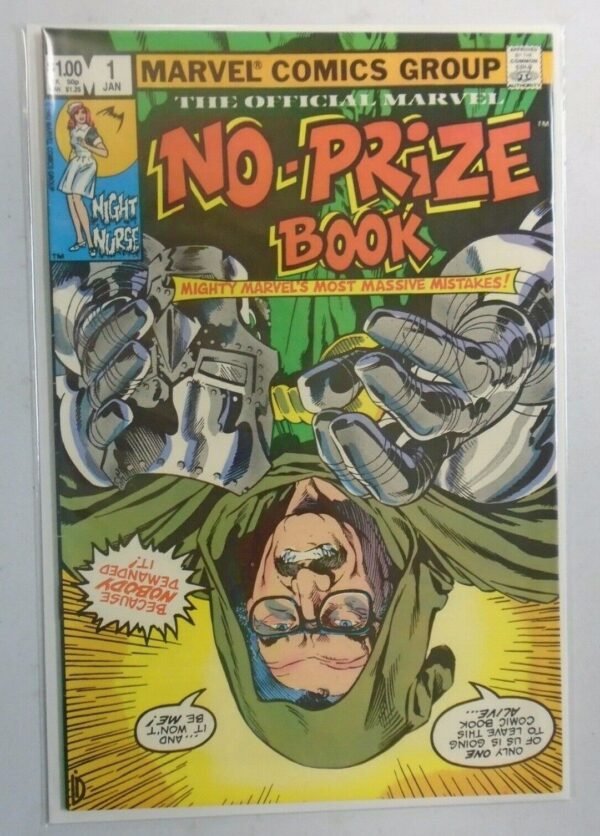 Marvel No-Prize Book #1 Marvel 5.5 FN- (1983)
