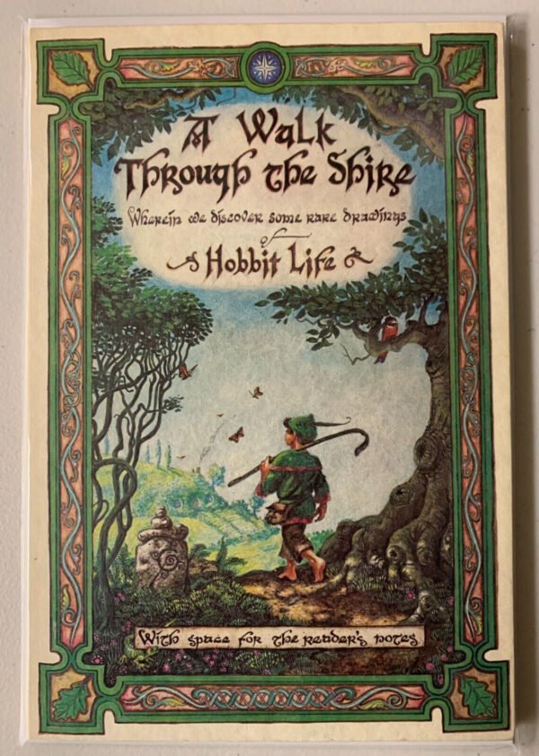 A Walk Through The Shire Hobbit Life 6.0 FN black notebook illustrations (1980)