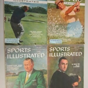 Sports illustrated golf magazine lot 10 different (1956-85)