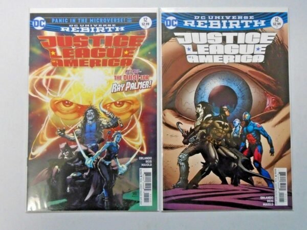 DC Universe Rebirth lot #1-12 JLA 8.0 VF (2017)
