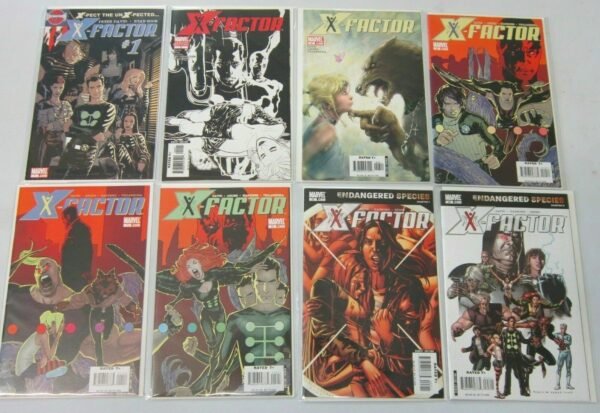 X-factor 3rd series from:#1-4 15 different 6.0 FN (2005-09)
