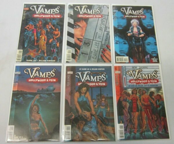 Vamps Hollywood and Vein comics from:#1-6 set 8.0 VF (1996)