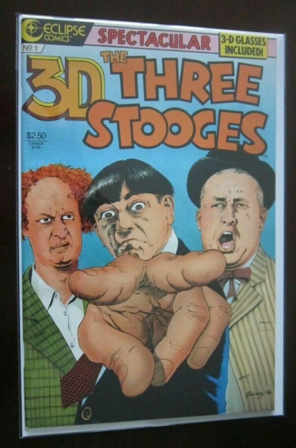 3D Three Stooges #1 N no glasses 9.0 NM (1986)