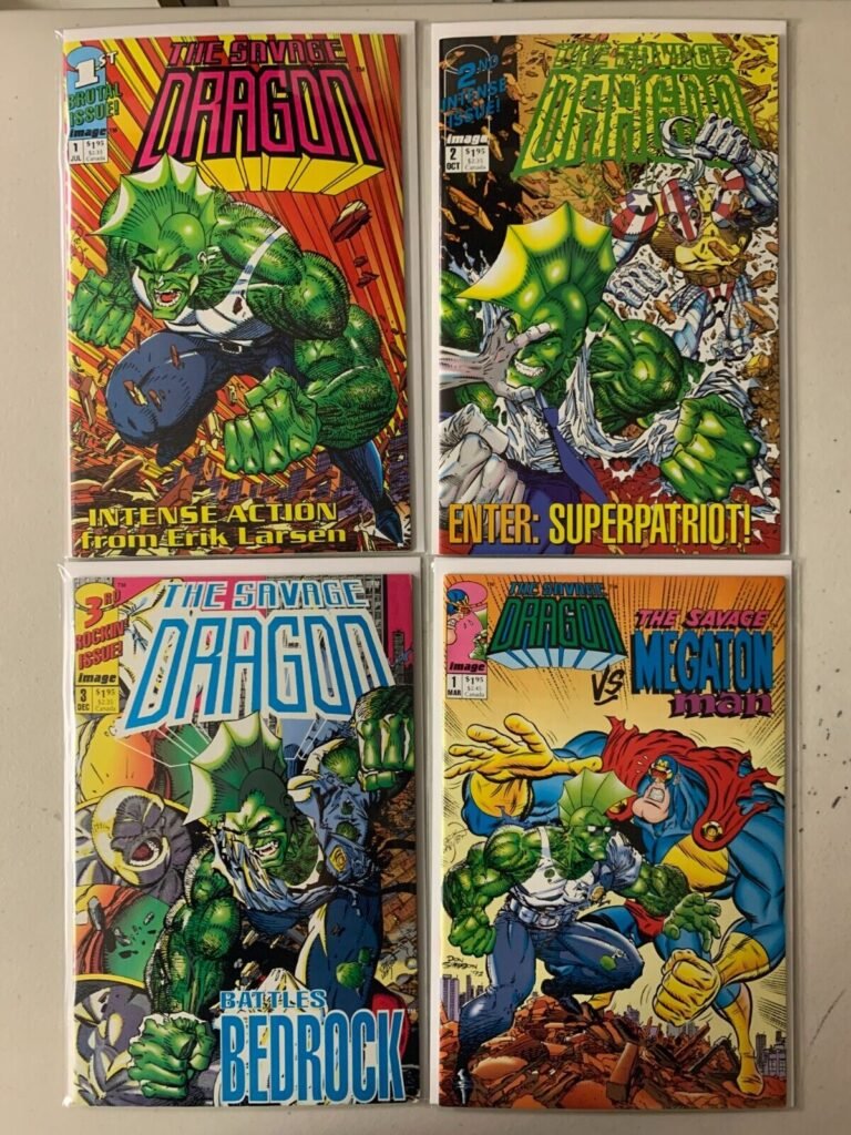 Savage Dragon set #1-3 direct + special 4 diff 7.0 (1992-93)