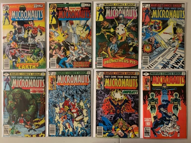 Micronauts comics lot #2-49 + 1 annual 23 diff avg 6.0 (1979-83)
