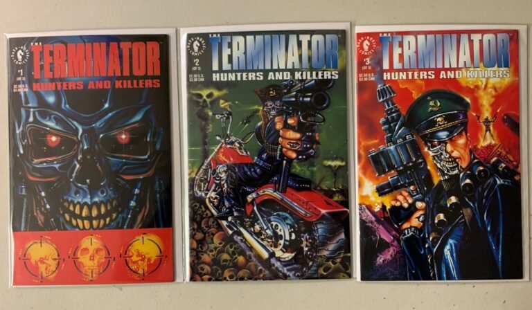 Terminator Hunters and Killers set #1-3 direct 3 diff 7.0 (1992)