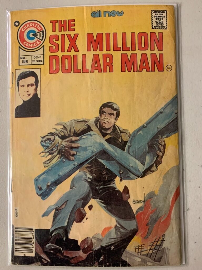 Six Million Dollar Man #1 newsstand 3.0 (1976)